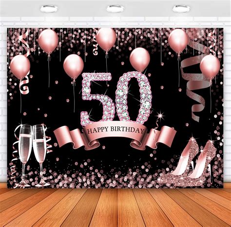 50 & fabulous decorations